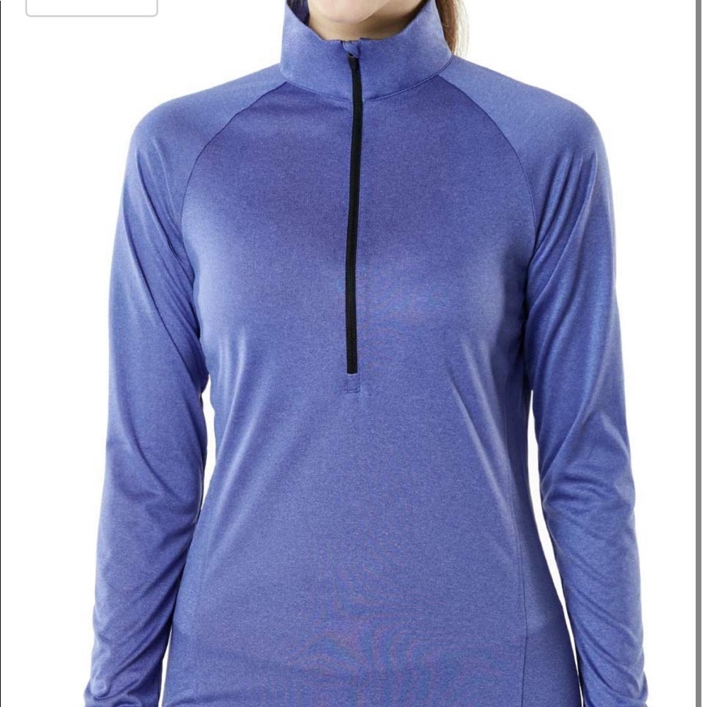 TSLA half zip running pullover
